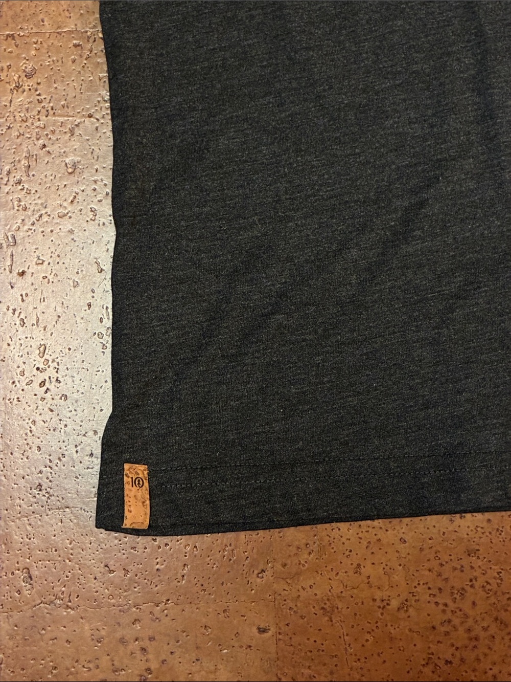 Tentree Two-Tone Gray Graphic Short Sleeve Tee - Picture 5 of 6